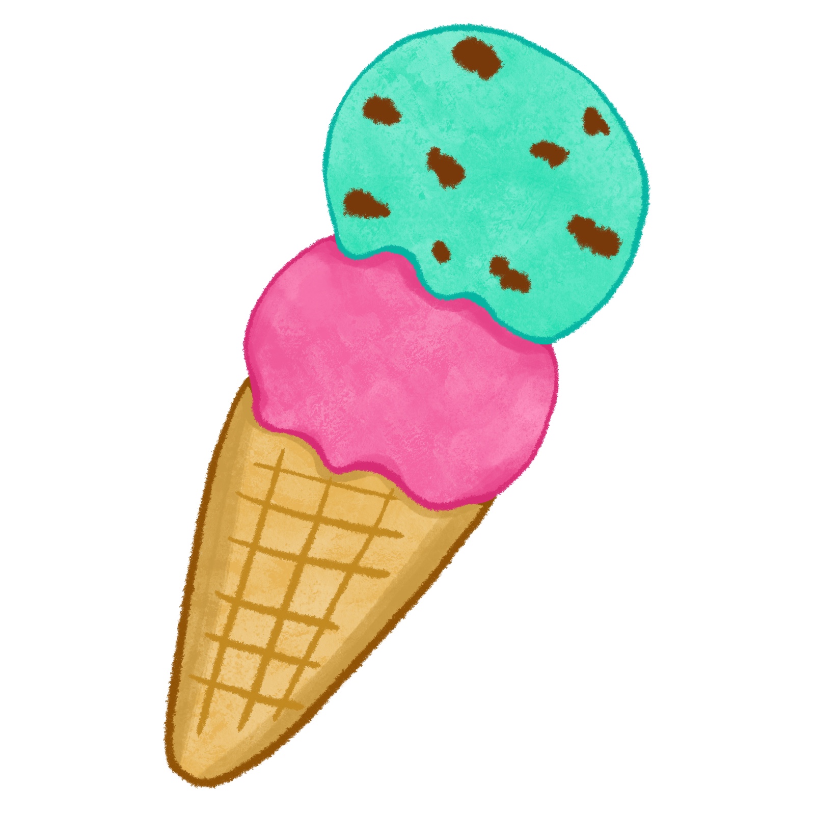 アイスクリームのイラスト