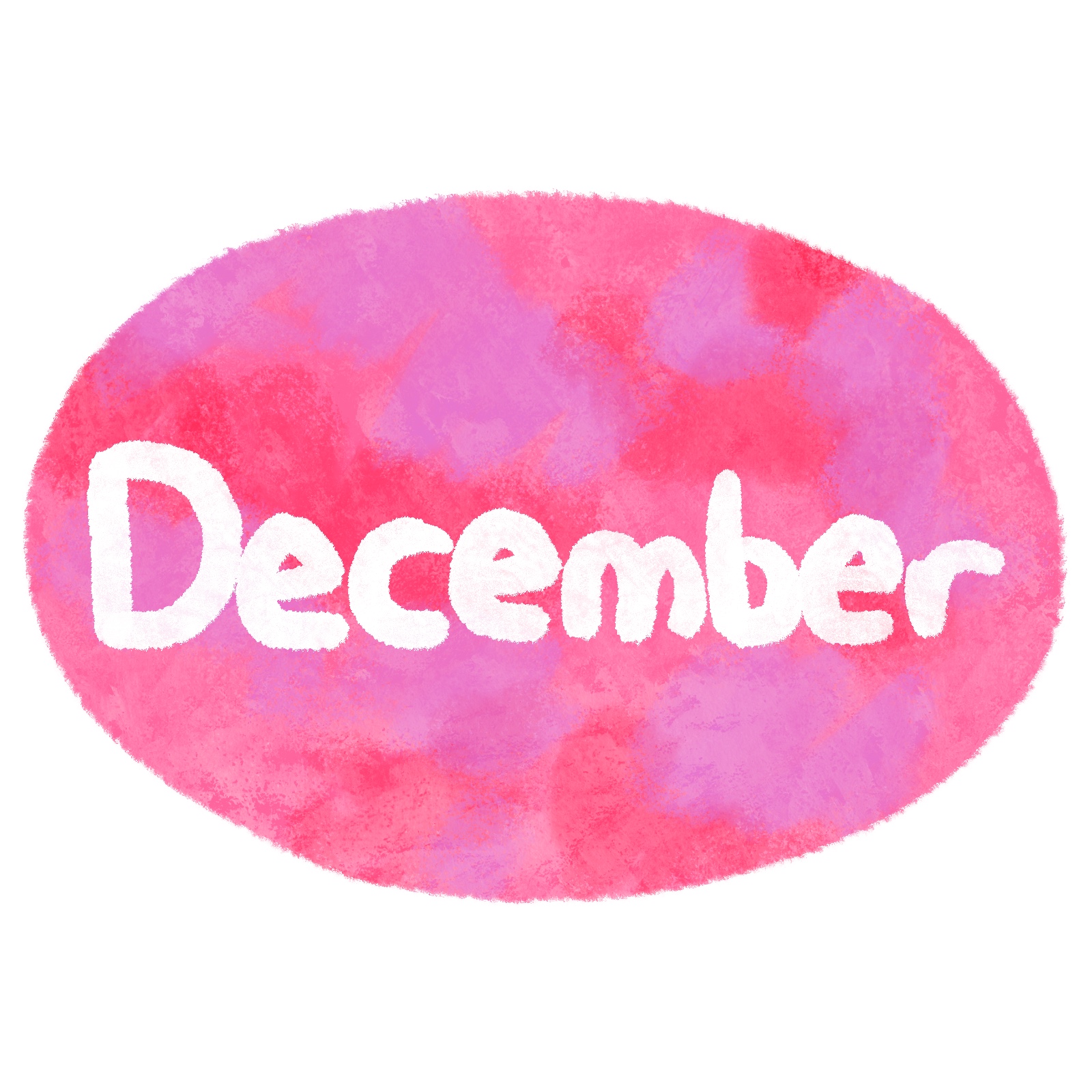 Decemberの文字イラスト