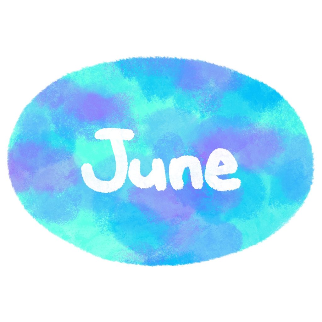 Juneの文字イラスト