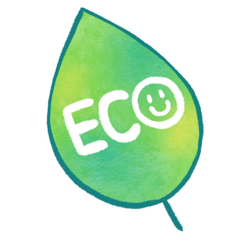 ECOの文字イラスト