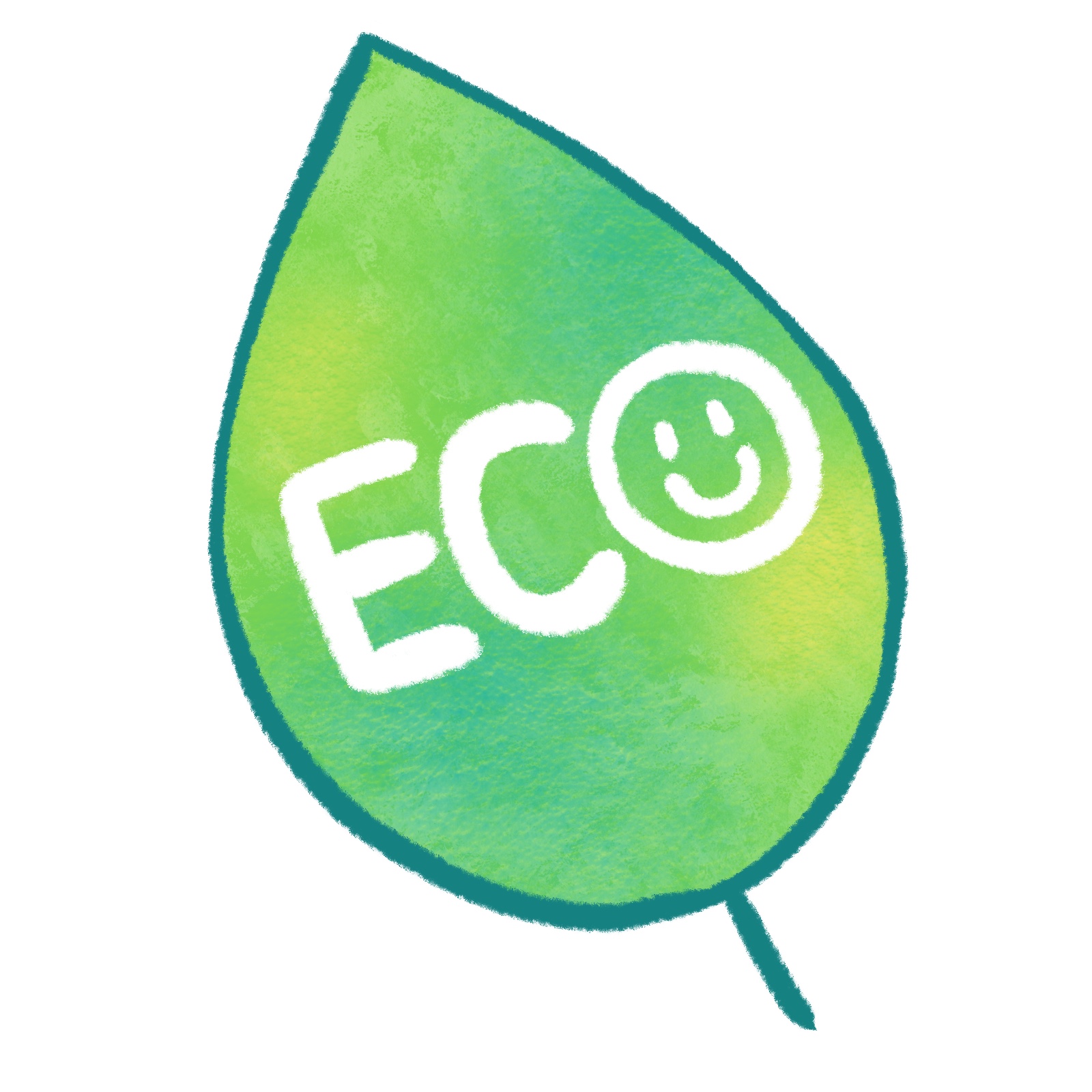 ECOの文字イラスト