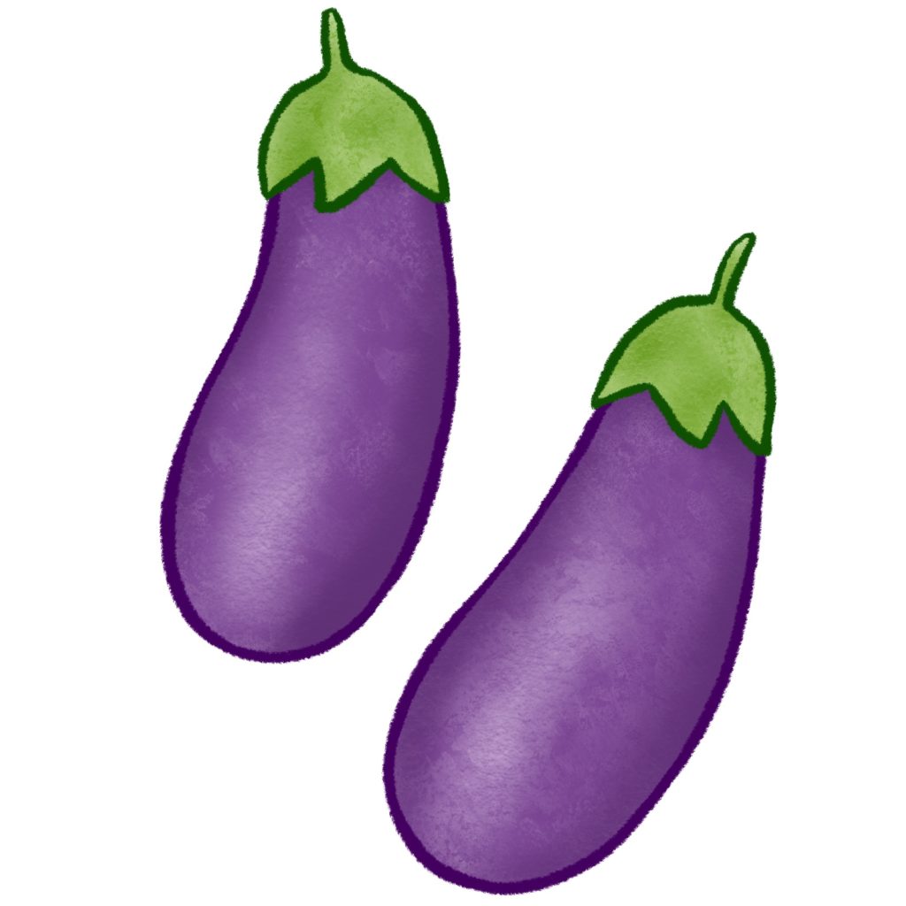 茄子のイラスト