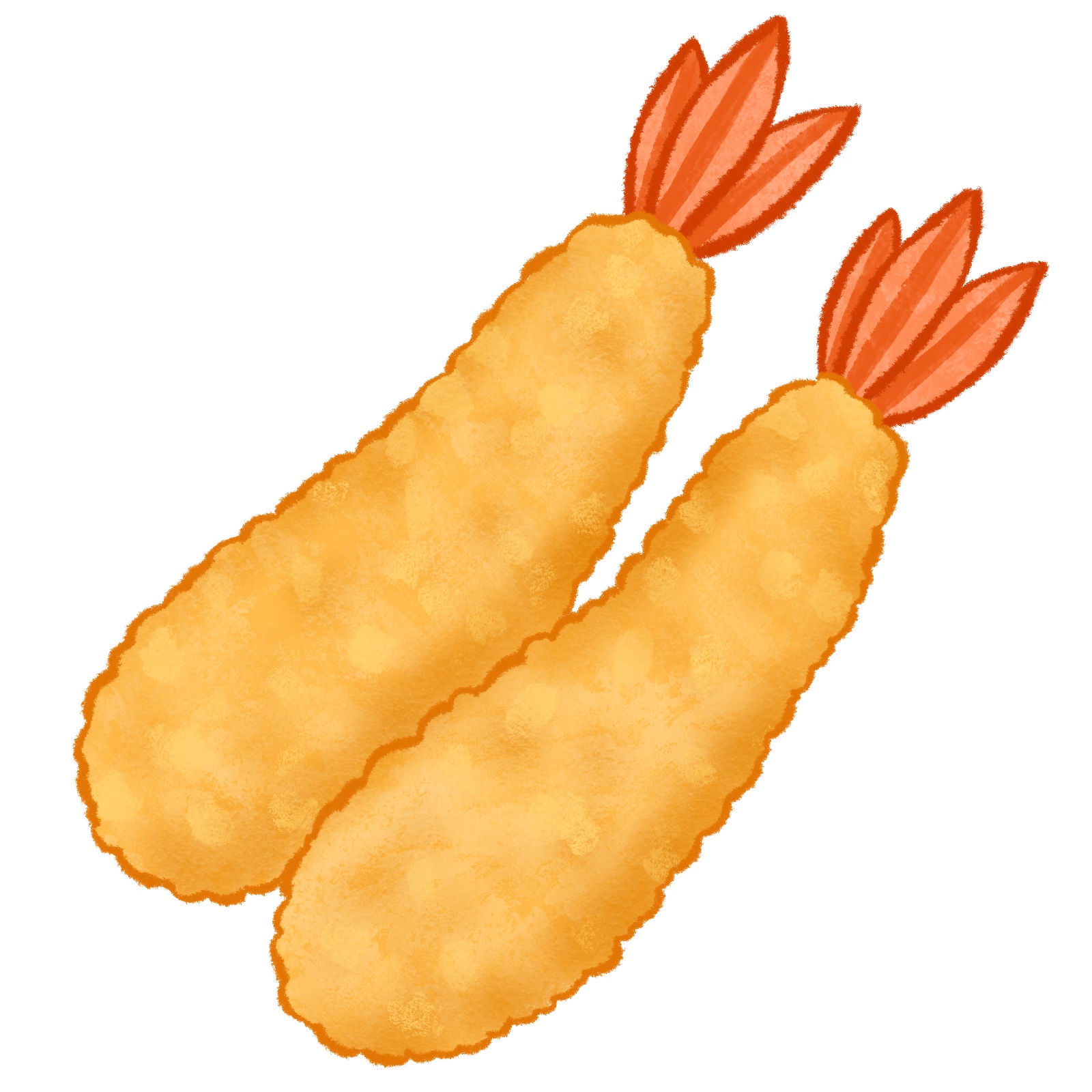 エビフライのイラスト