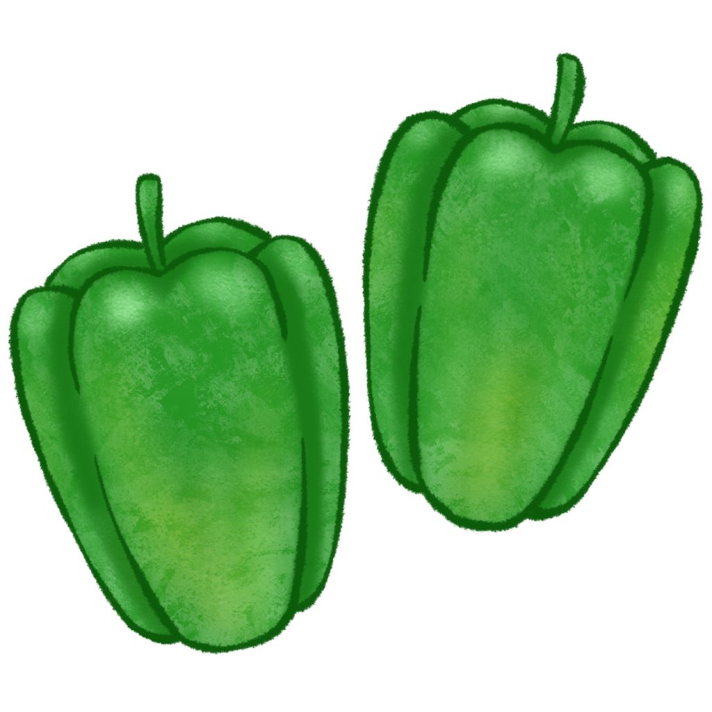 ピーマンのイラスト