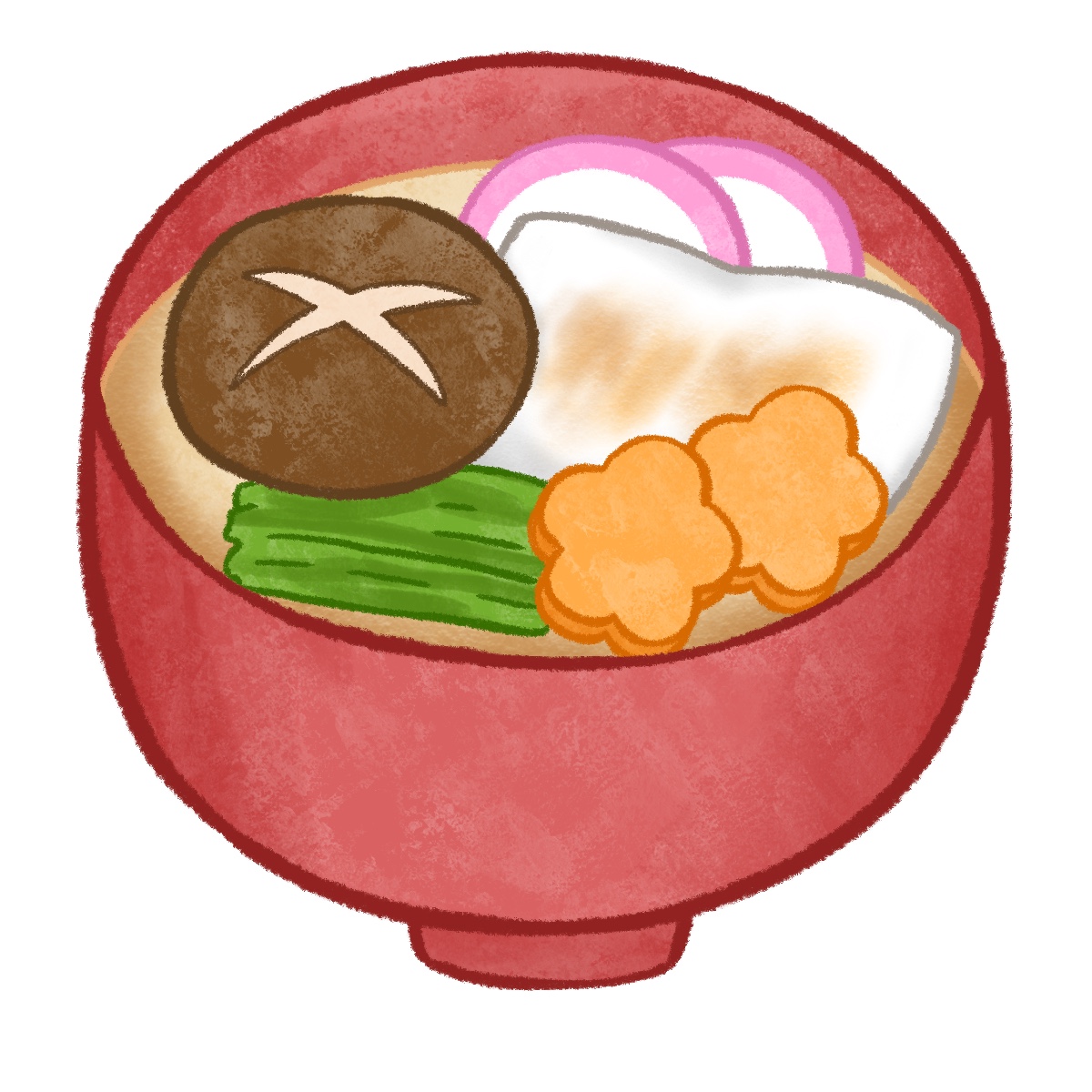 お雑煮のイラスト