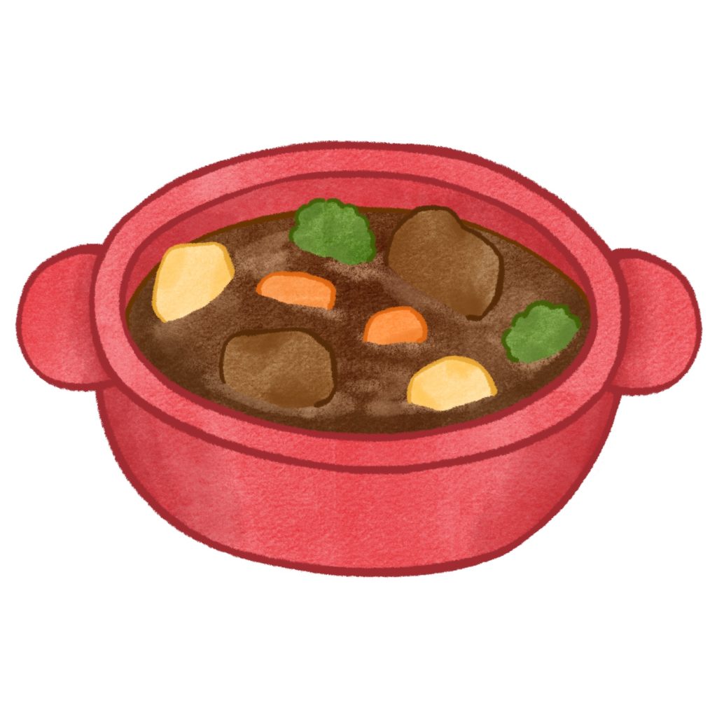 ビーフシチューのイラスト