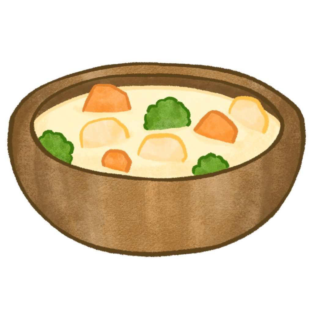 クリームシチューのイラスト