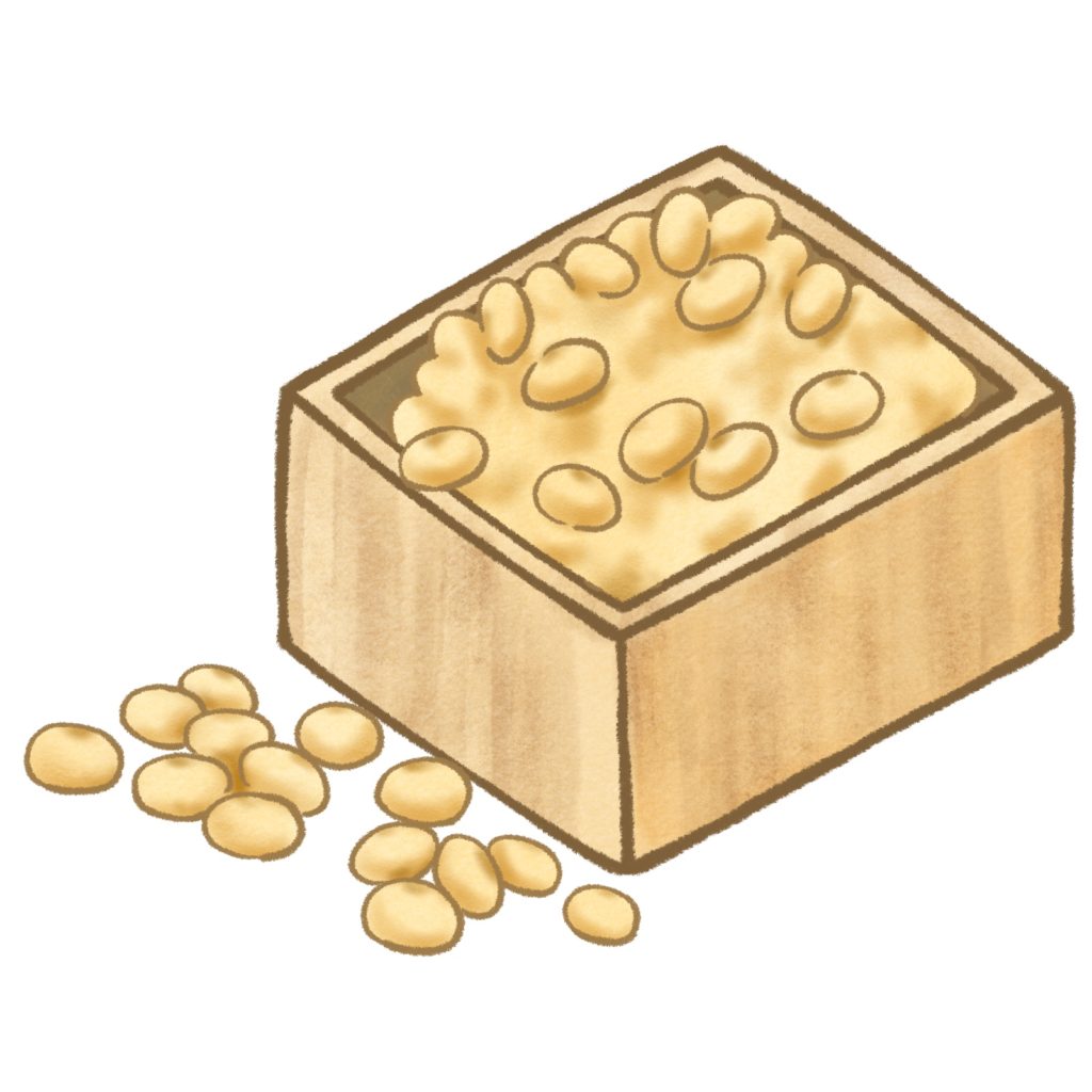 節分の豆のイラスト