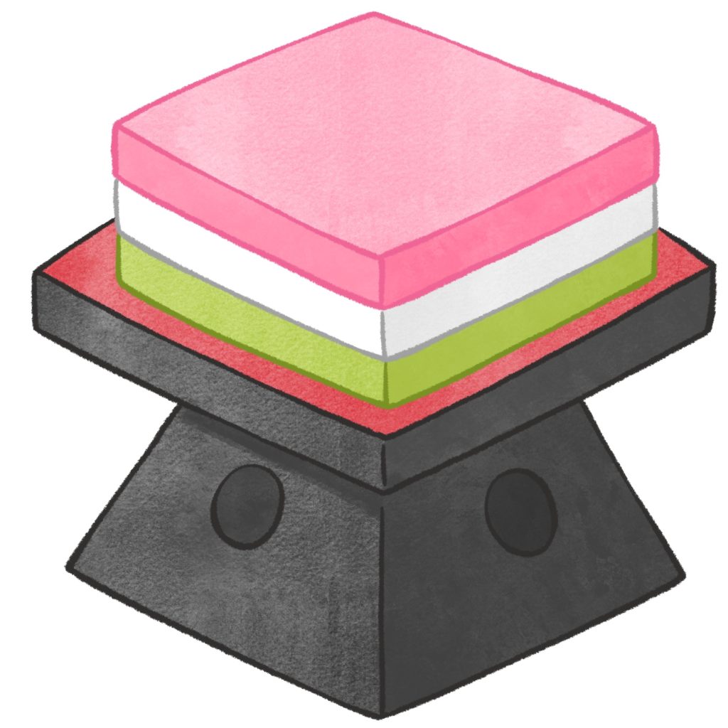 菱餅のイラスト