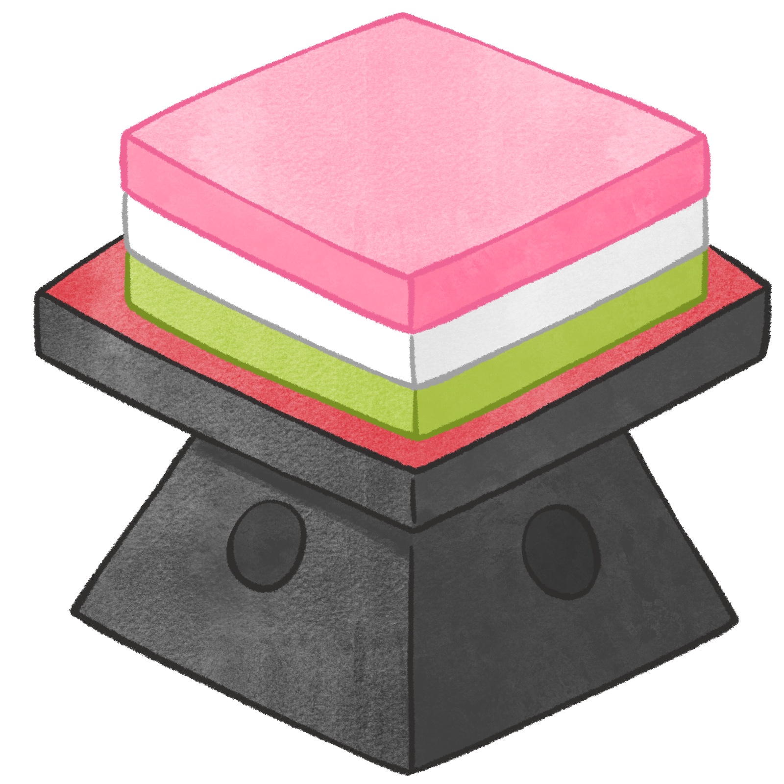 菱餅のイラスト